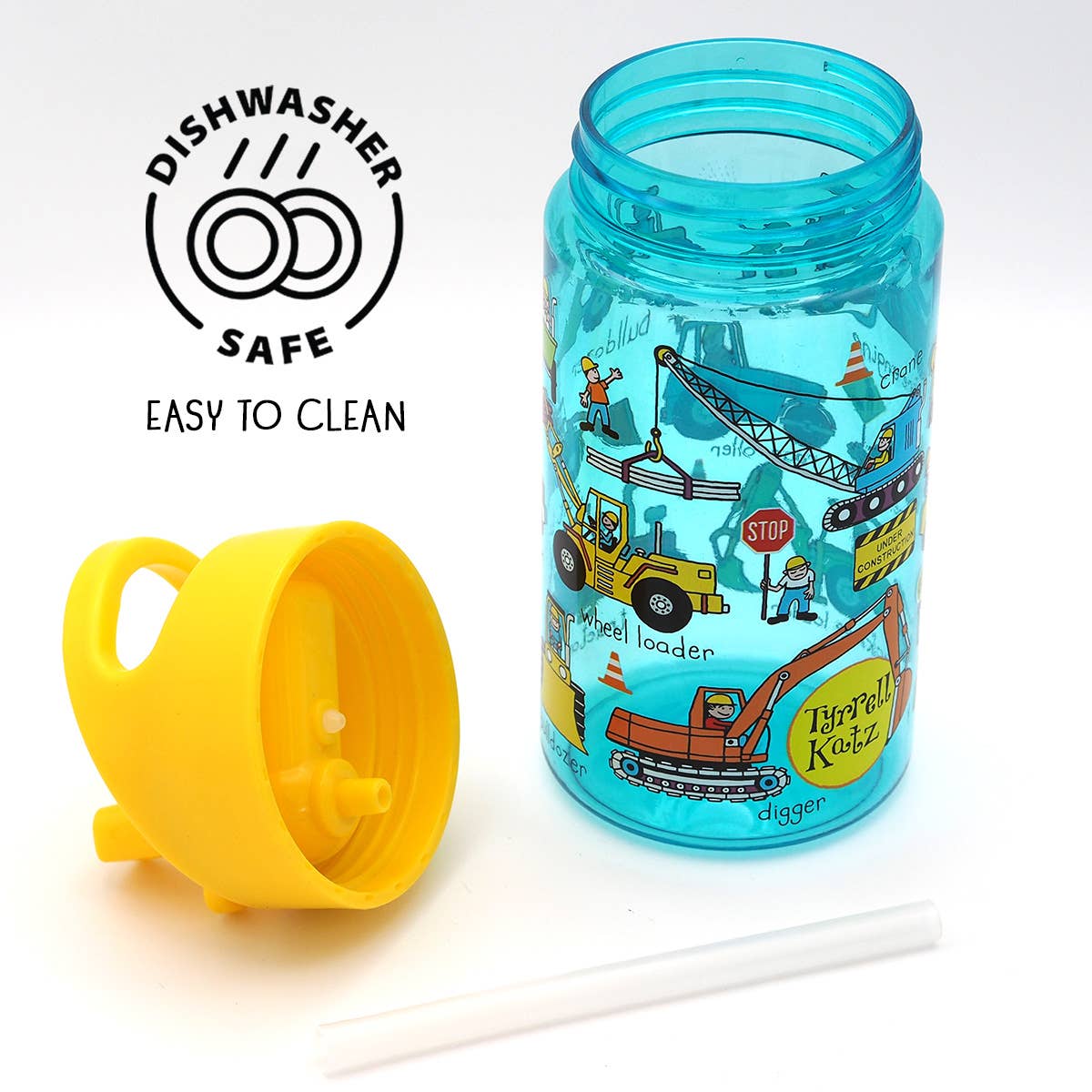 Trucks Kids Water Bottle