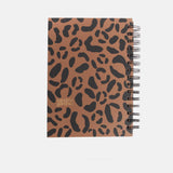 Tan Leopard A5 Spiral Notebook