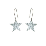 Silver Plated Star Earrings