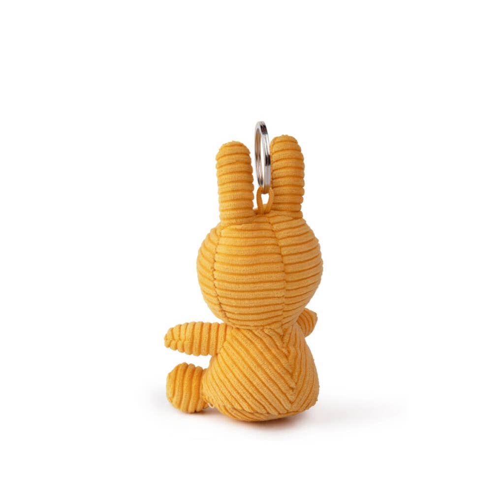 Miffy Keyring Corduroy ECO Yellow 10cm