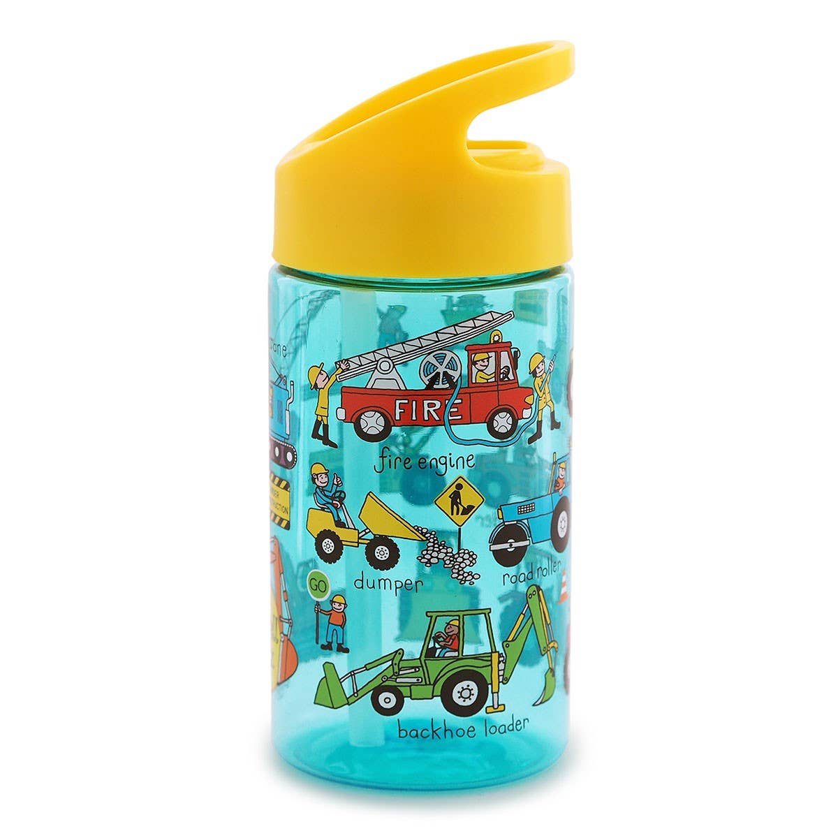 Trucks Kids Water Bottle
