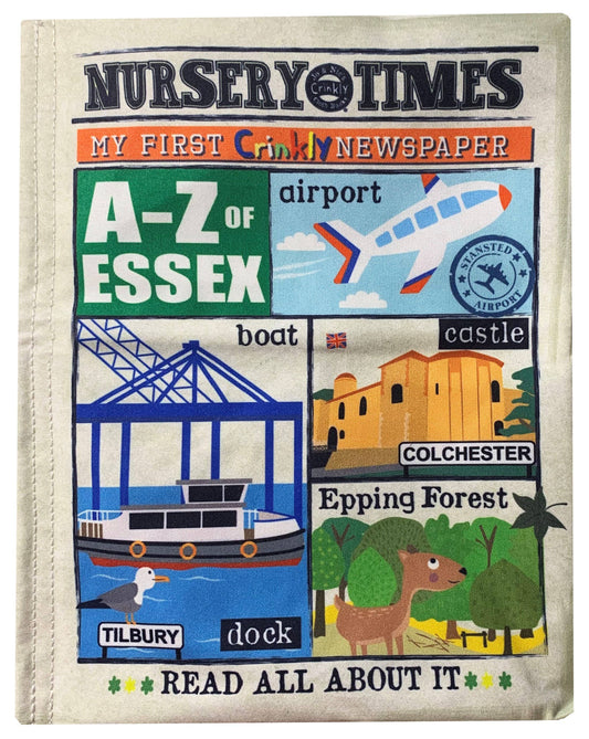 Nursery Times Crinkly Newspaper - A-Z Essex *NEW!*