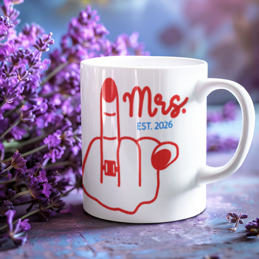 MR OR MRS MUG (YEAR IS CUSTOMISABLE)