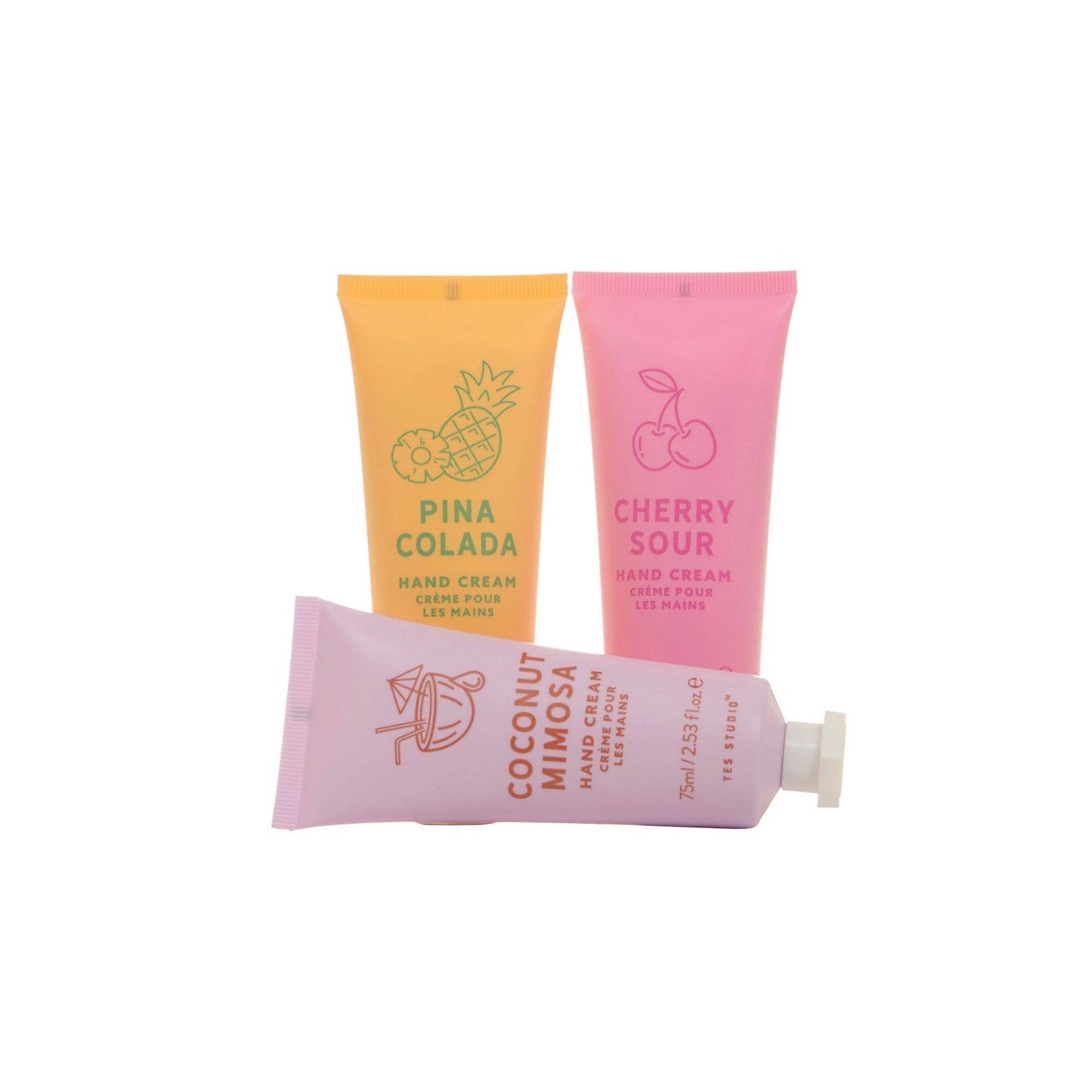 Fruity Cocktail Hand Cream Trio