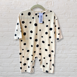 YRGM KIDS Polka Dot Cotton Long-Sleeved Onesie