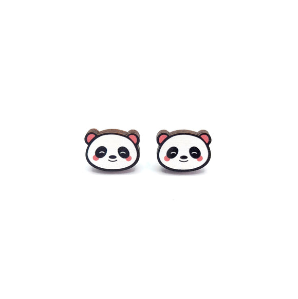 Panda Earrings, Panda Jewellery, Panda Gift, Prickle People