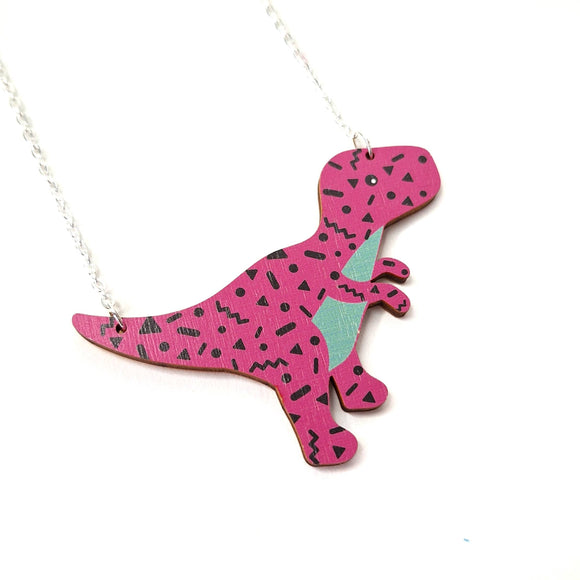 T-Rex Dinosaur Necklace, Dinosaur Gift, Prickle People